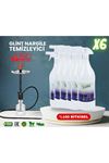Hookah 6 X 1 Lt. %100 Bitkisel Ser Şişe Cam Nargile Temizleyici Sprey